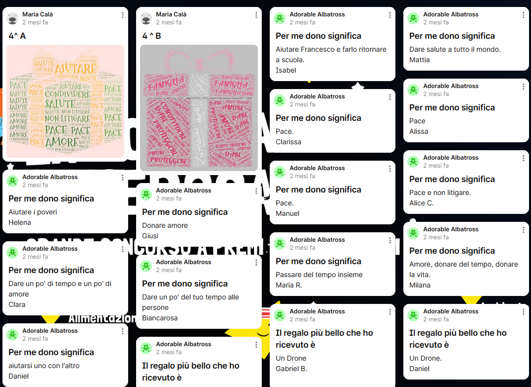 Elaborato della classe "4 A-B" (San Giovanni Bosco)