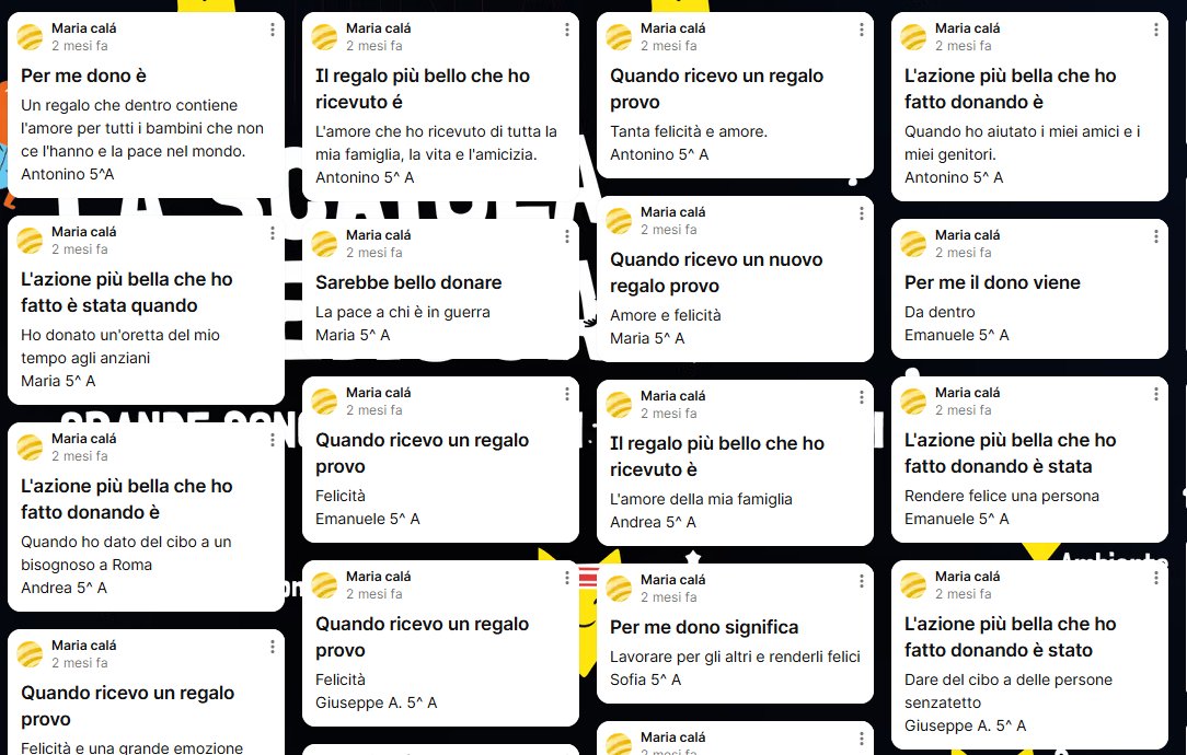 Elaborato della classe "5 A-B" (San Giovanni Bosco)